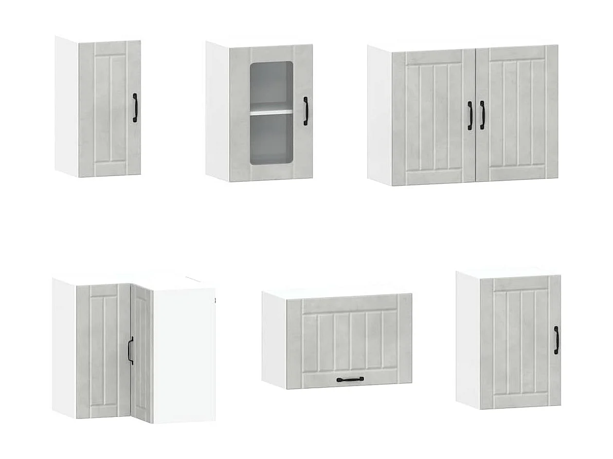 Kalmar 11-teiliges Küchenschrank-Set aus Holzwerkstoff