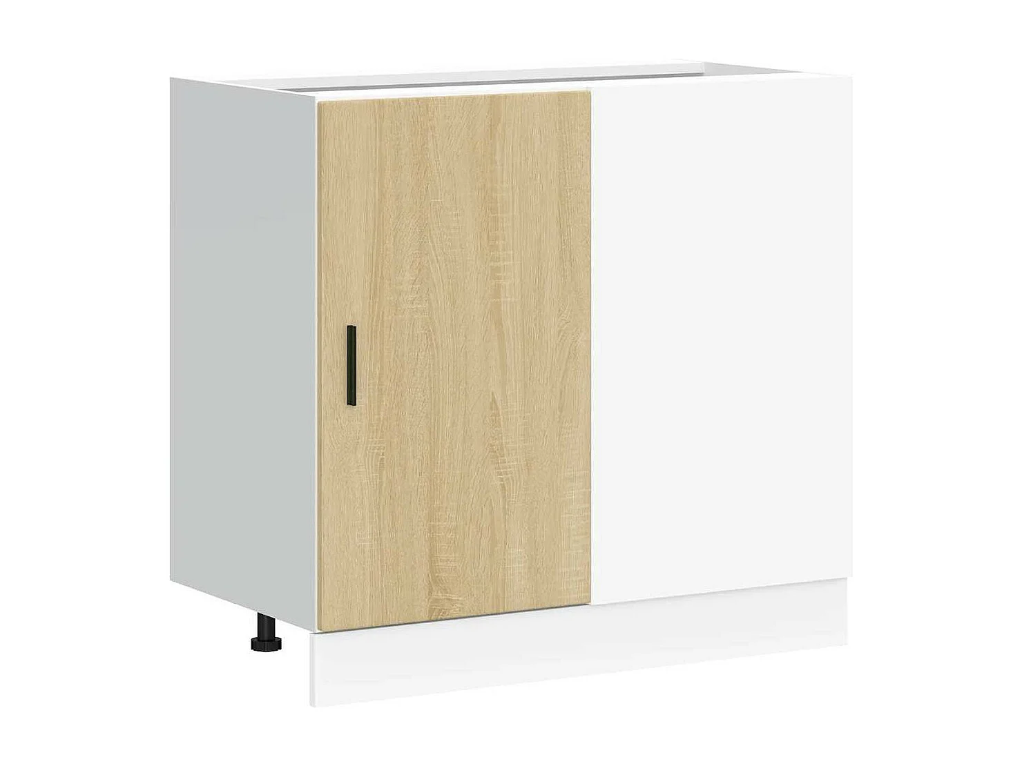 Meuble bas du lavabo chêne sonoma bois d'ingénierie