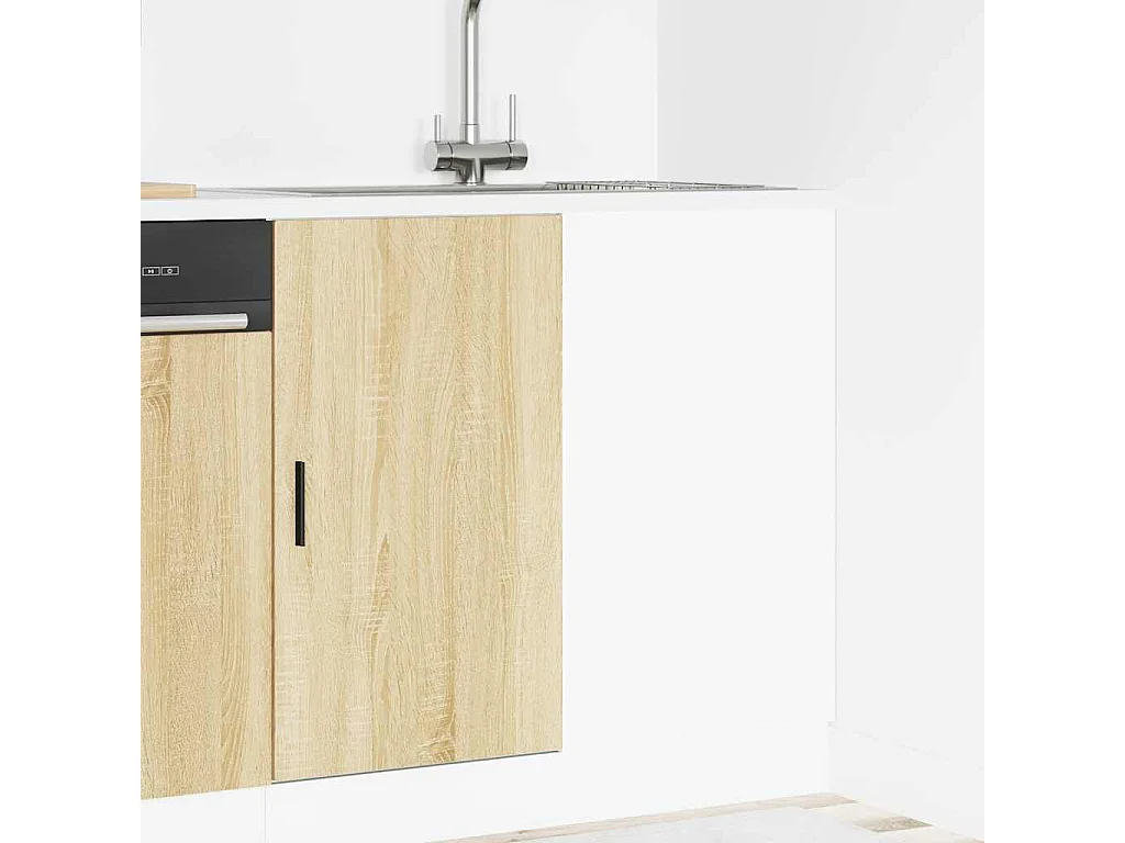 Meuble bas du lavabo chêne sonoma bois d'ingénierie