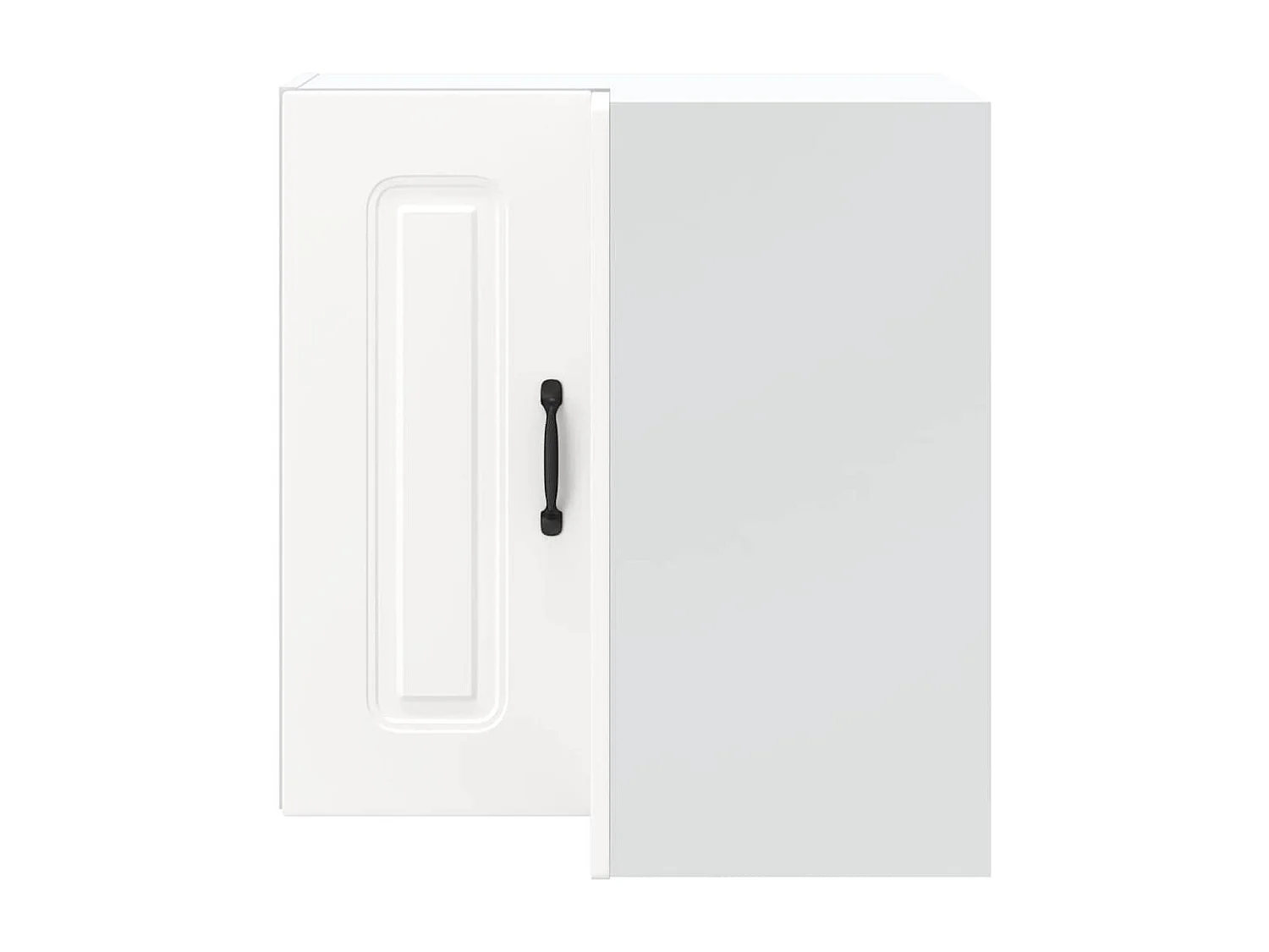 Armoire murale d'angle de cuisine Kalmar blanc bois ingénierie