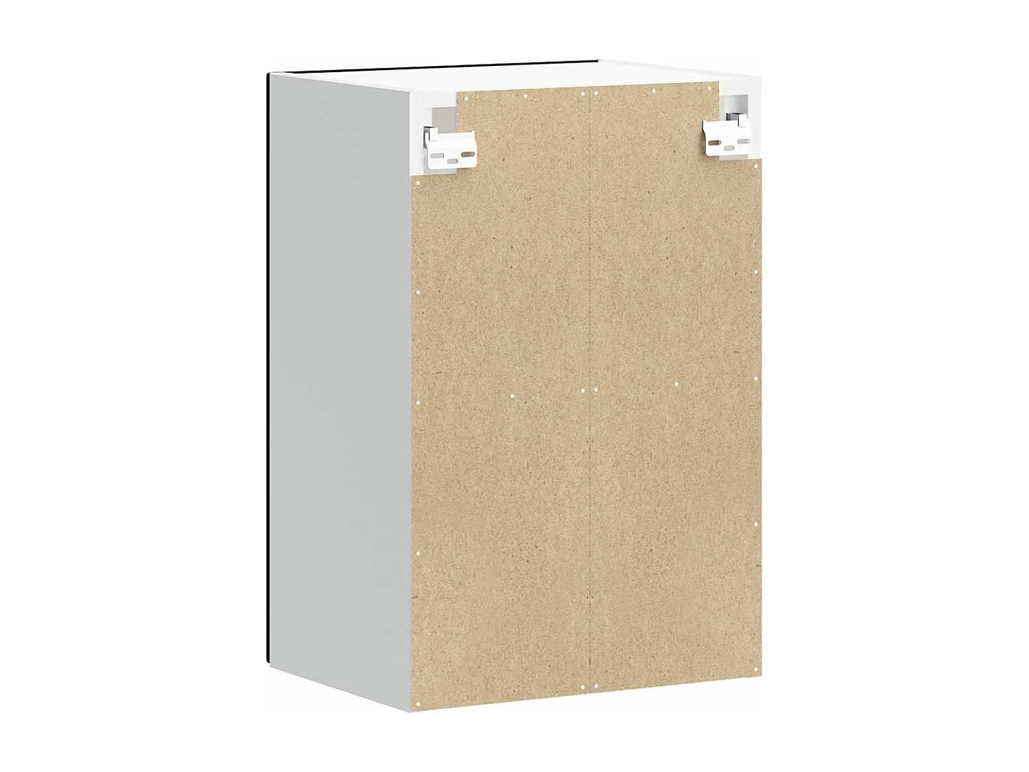 Armoire murale de cuisine avec porte en verre Porto noir