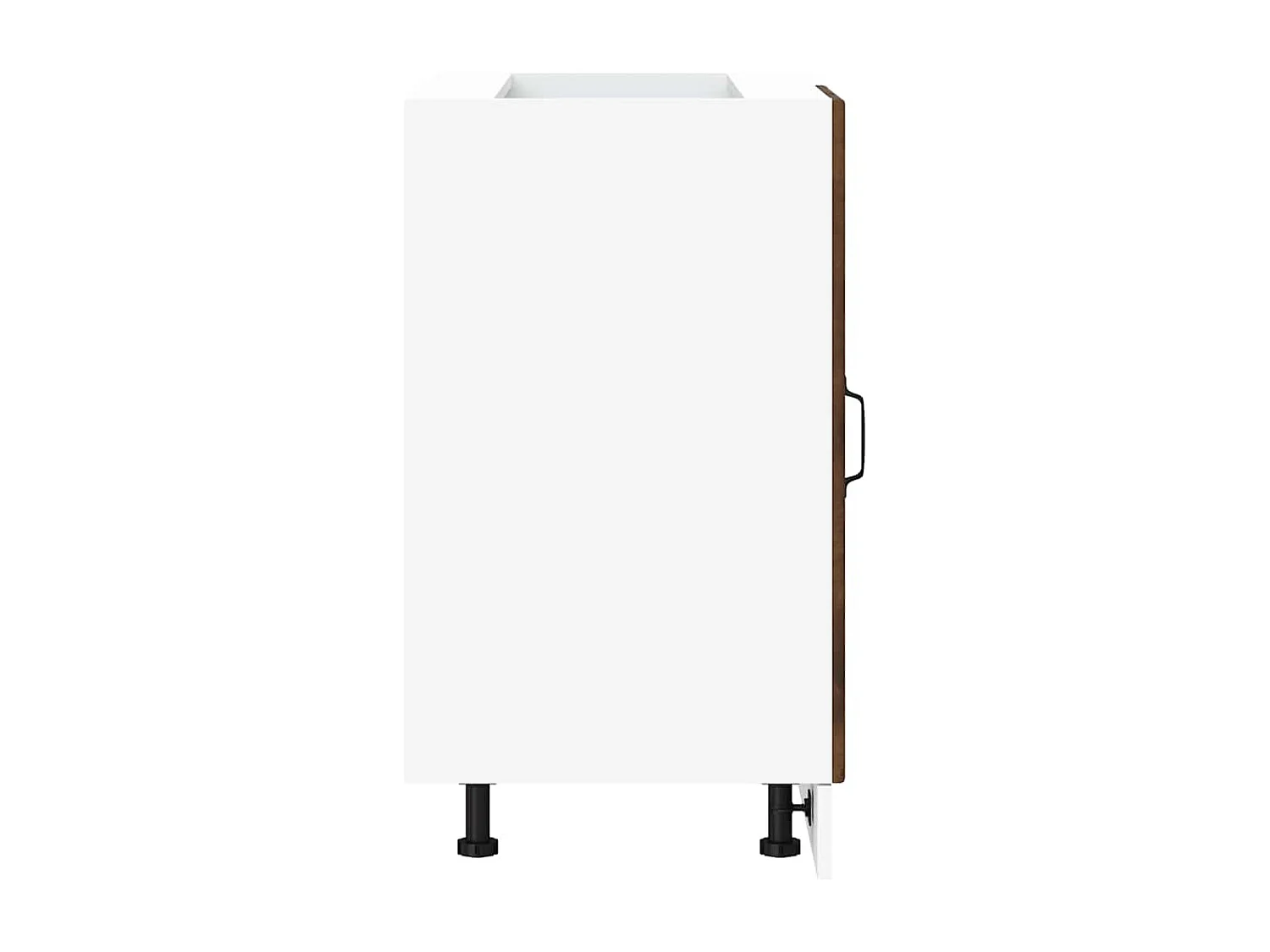 Mueble base para lavabo de madera de ingeniería de roble ahumado