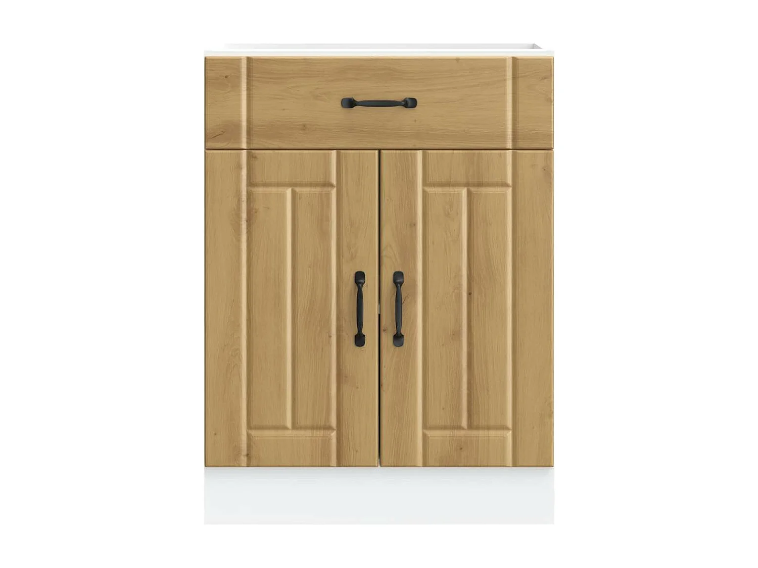 Mobile da cucina Lucca in rovere lavorato a mano in legno ingegnerizzato