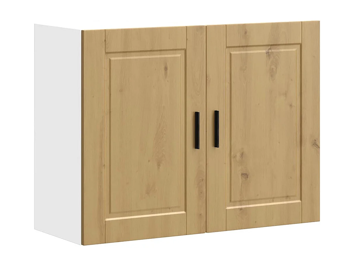 Mueble de pared de cocina Porto de roble fabricado artesanalmente en madera de ingeniería