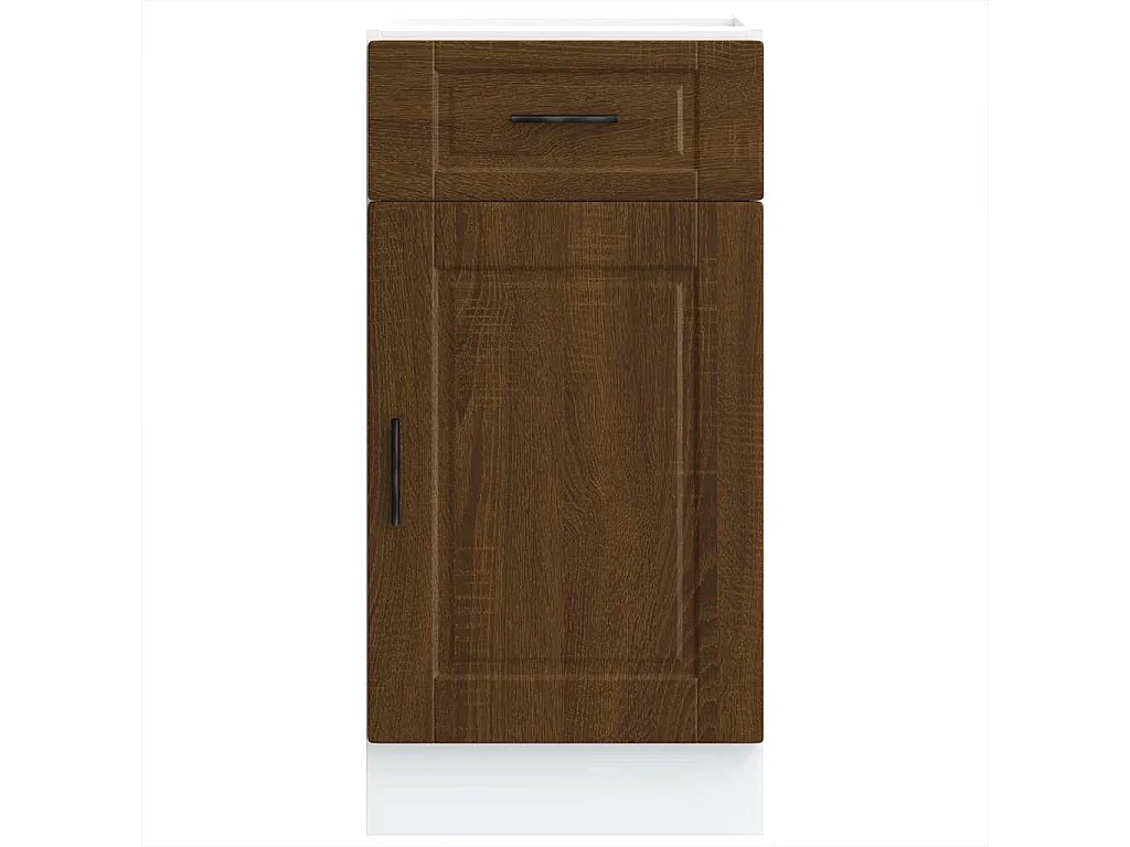 Mobile cucina Porto in rovere marrone legno ingegnerizzato