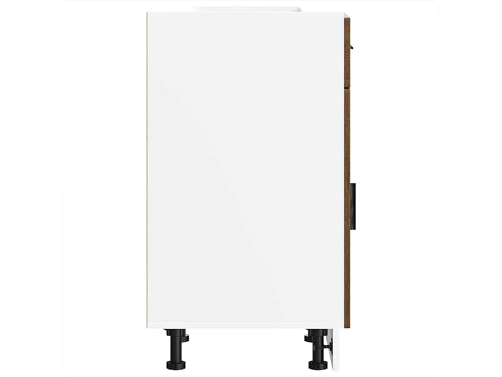 Mobile cucina Porto in rovere marrone legno ingegnerizzato