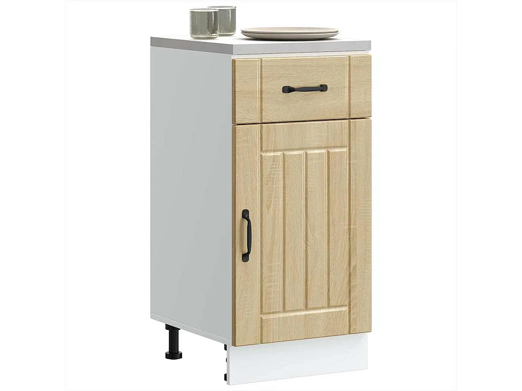 Armoire de cuisine Lucca chêne sonoma bois ingénierie