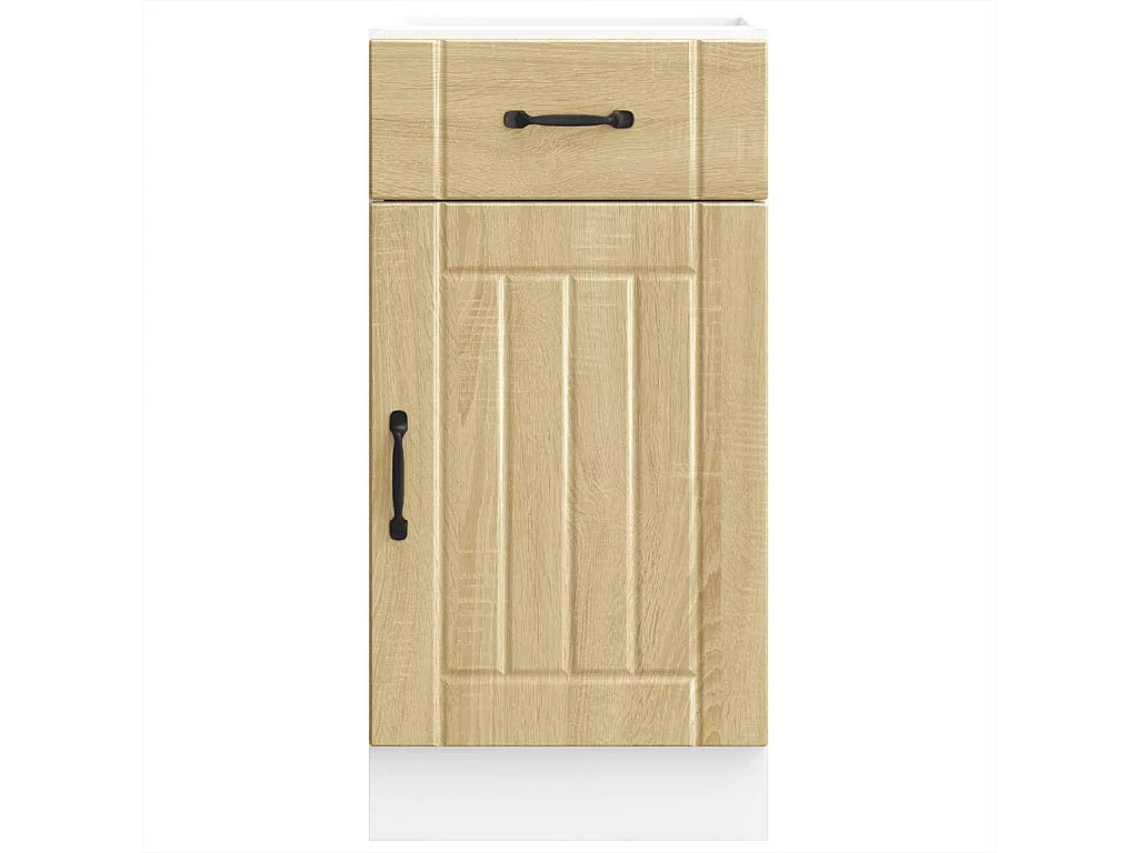 Armoire de cuisine Lucca chêne sonoma bois ingénierie