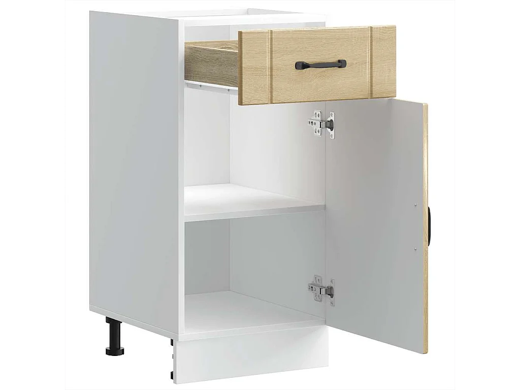 Mobile cucina Lucca in rovere Sonoma in legno ingegnerizzato