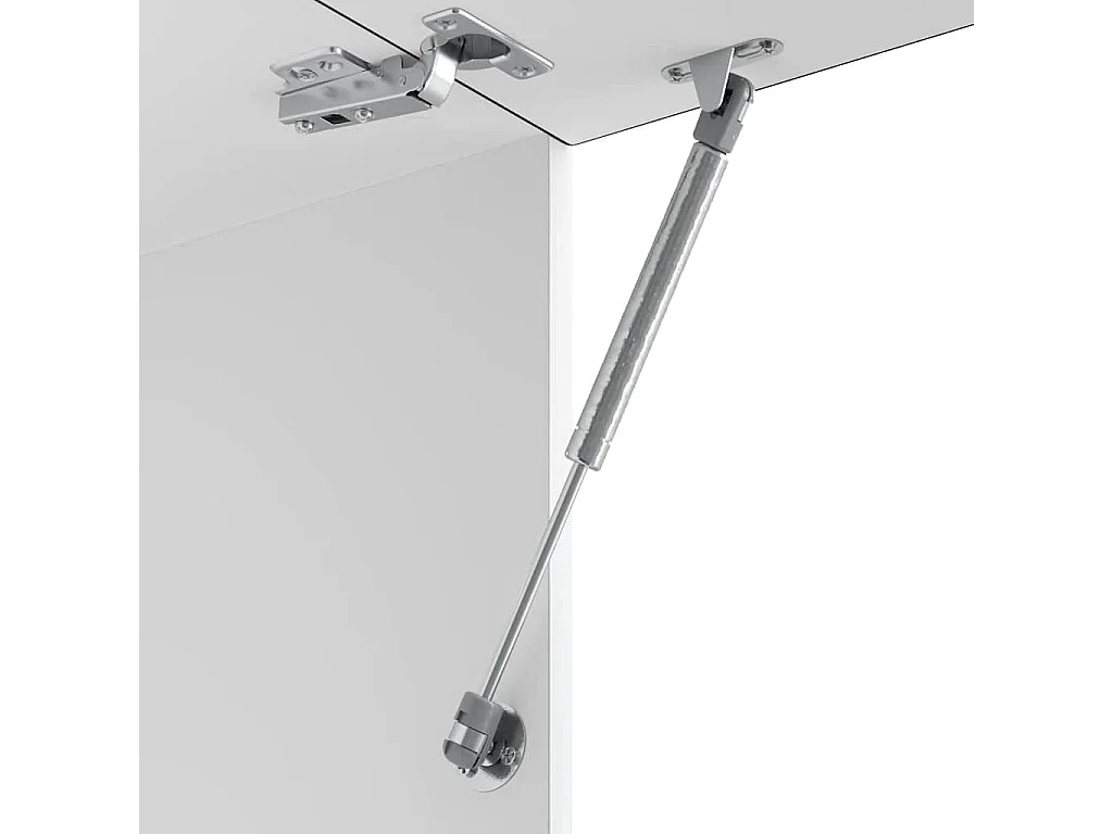 Armoire murale de cuisine Porto noir bois d'ingénierie