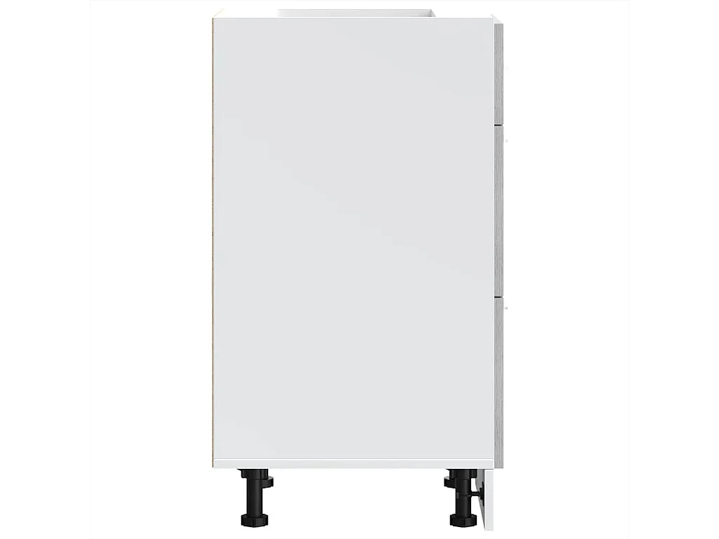 Armoire de plancher sonoma gris 40x46x81,5 cm bois d'ingénierie