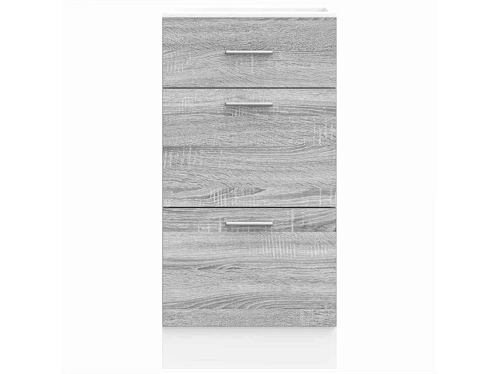 Armoire de plancher sonoma gris 40x46x81,5 cm bois d'ingénierie