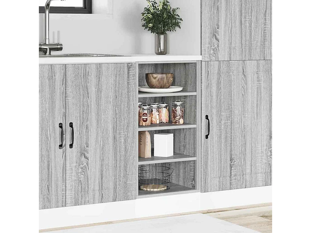 Armoire de plancher sonoma gris 40x44,5x81,5 cm bois ingénierie