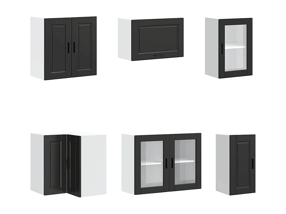 Set di mobili da cucina in legno ingegnerizzato Porto da 11 pezzi