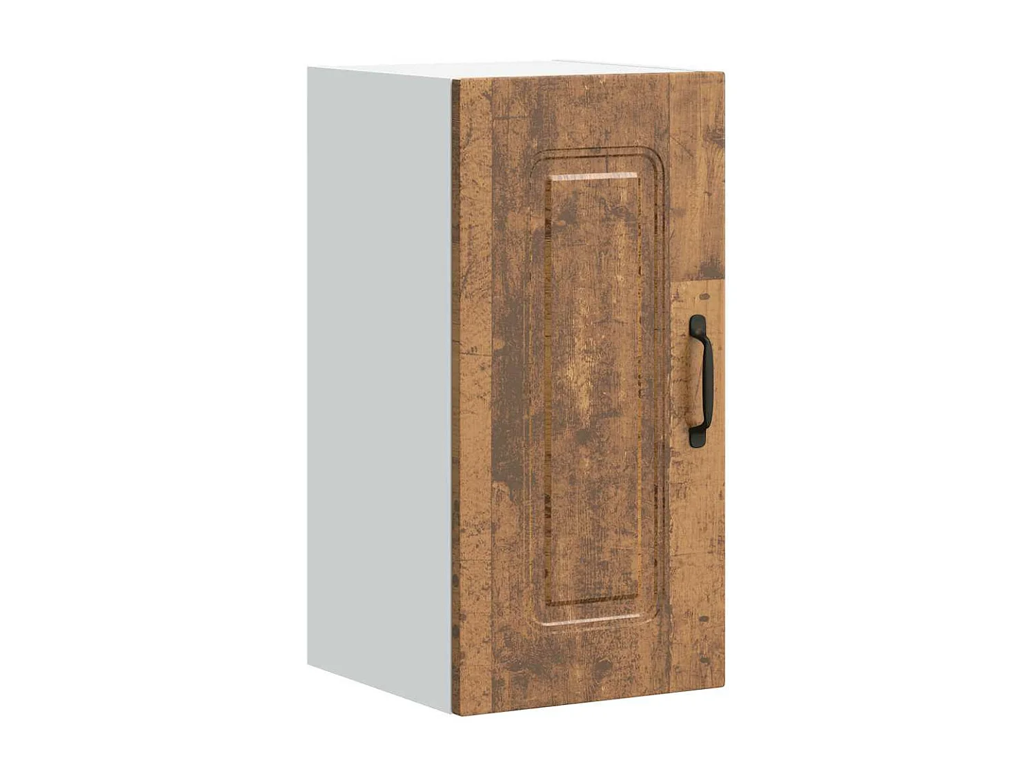 Armoire murale de cuisine Kalmar vieux bois bois d'ingénierie