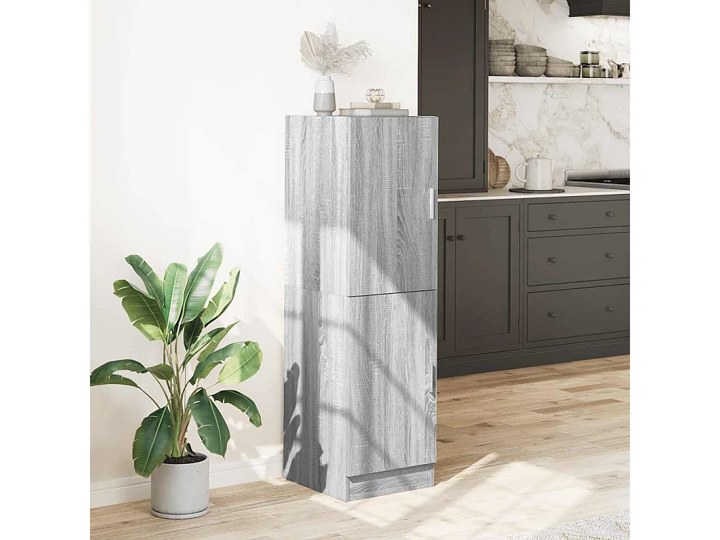 Armoire de cuisine sonoma gris 38x41,5x131,5 cm bois ingénierie