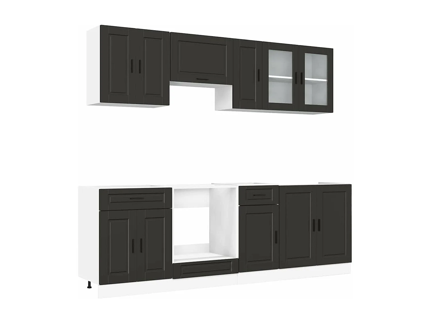 Kalmar 8-teiliges Küchenschrank-Set aus Holzwerkstoff