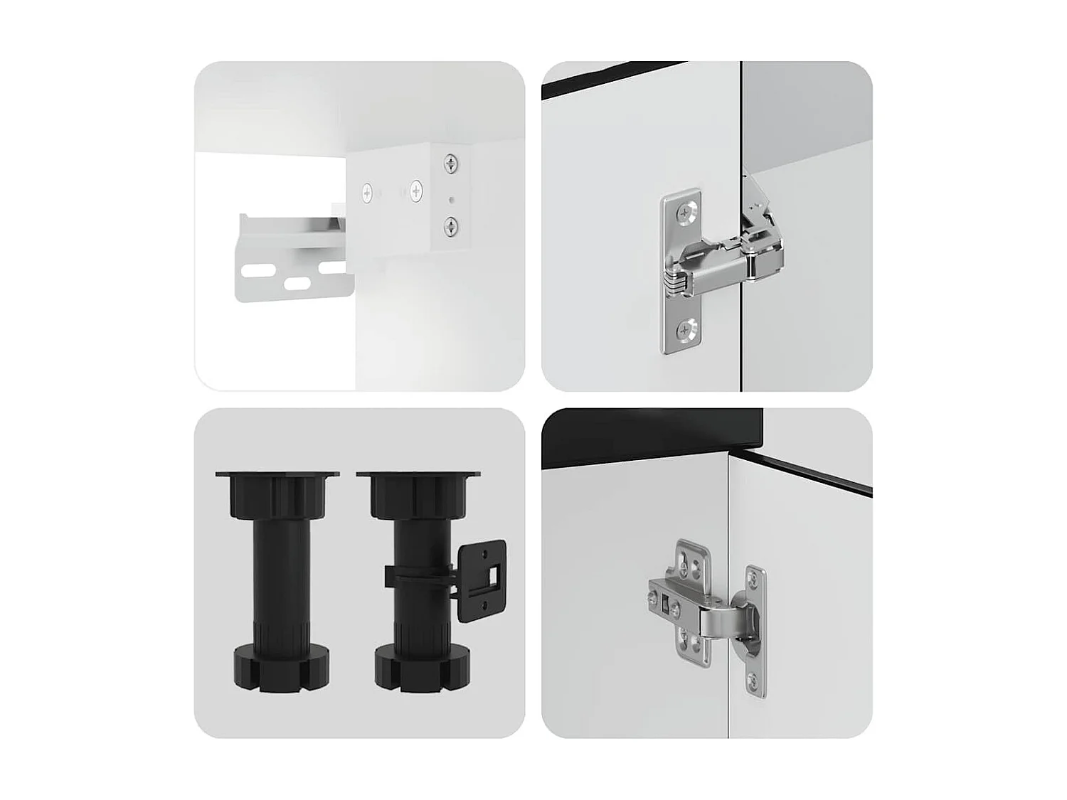 Kalmar 8-teiliges Küchenschrank-Set aus Holzwerkstoff