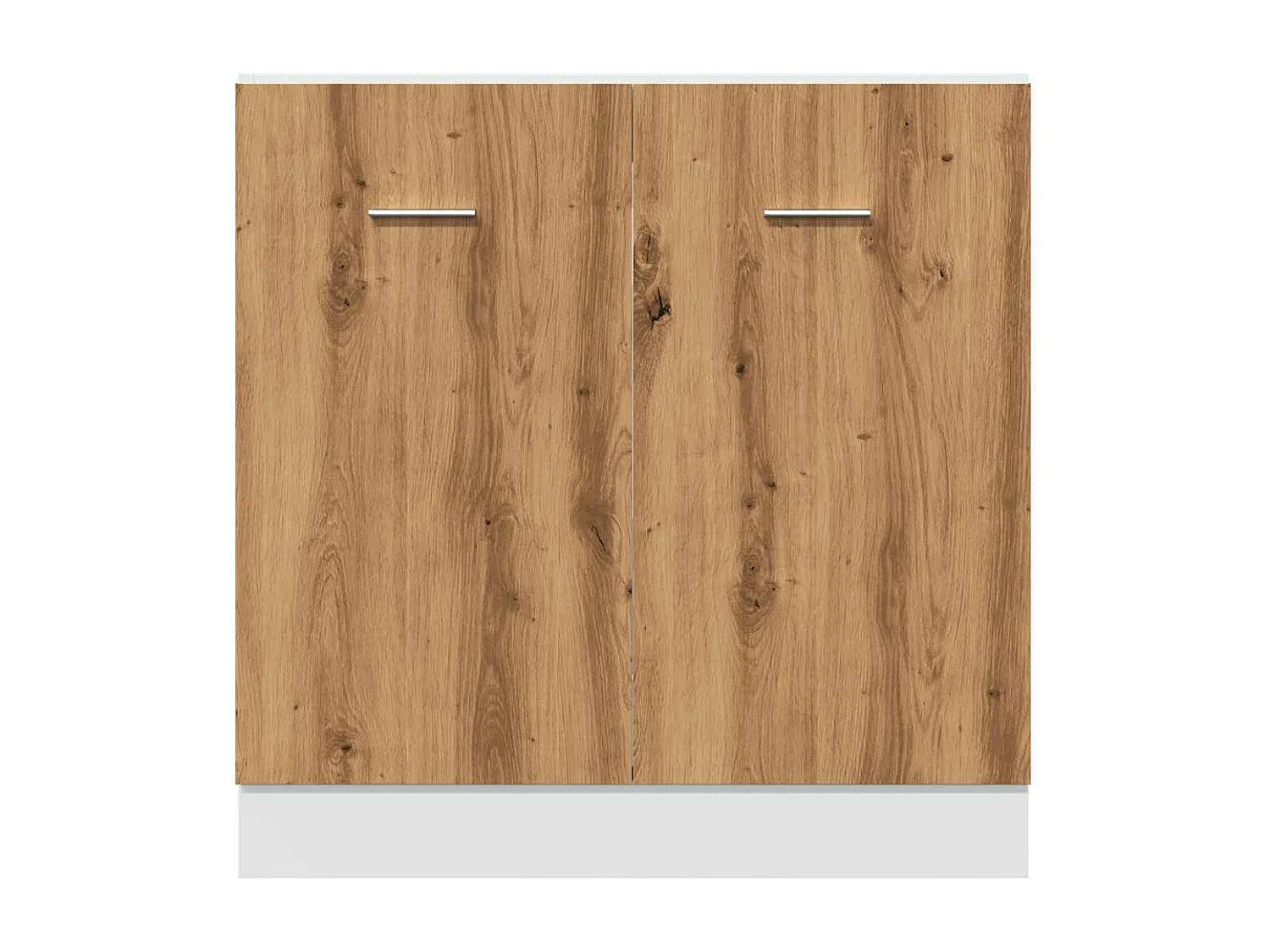 Armoire de plancher d'évier chêne artisanal 80x46x81,5 cm