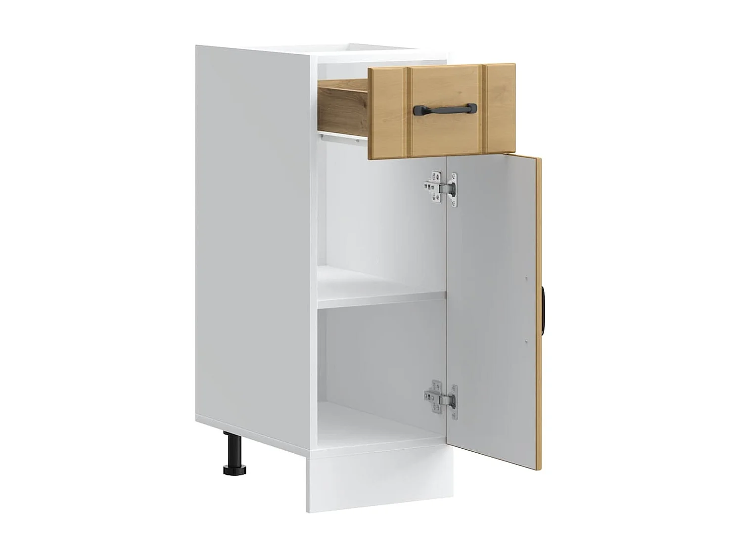 Armoire de cuisine Lucca chêne artisanal bois ingénierie