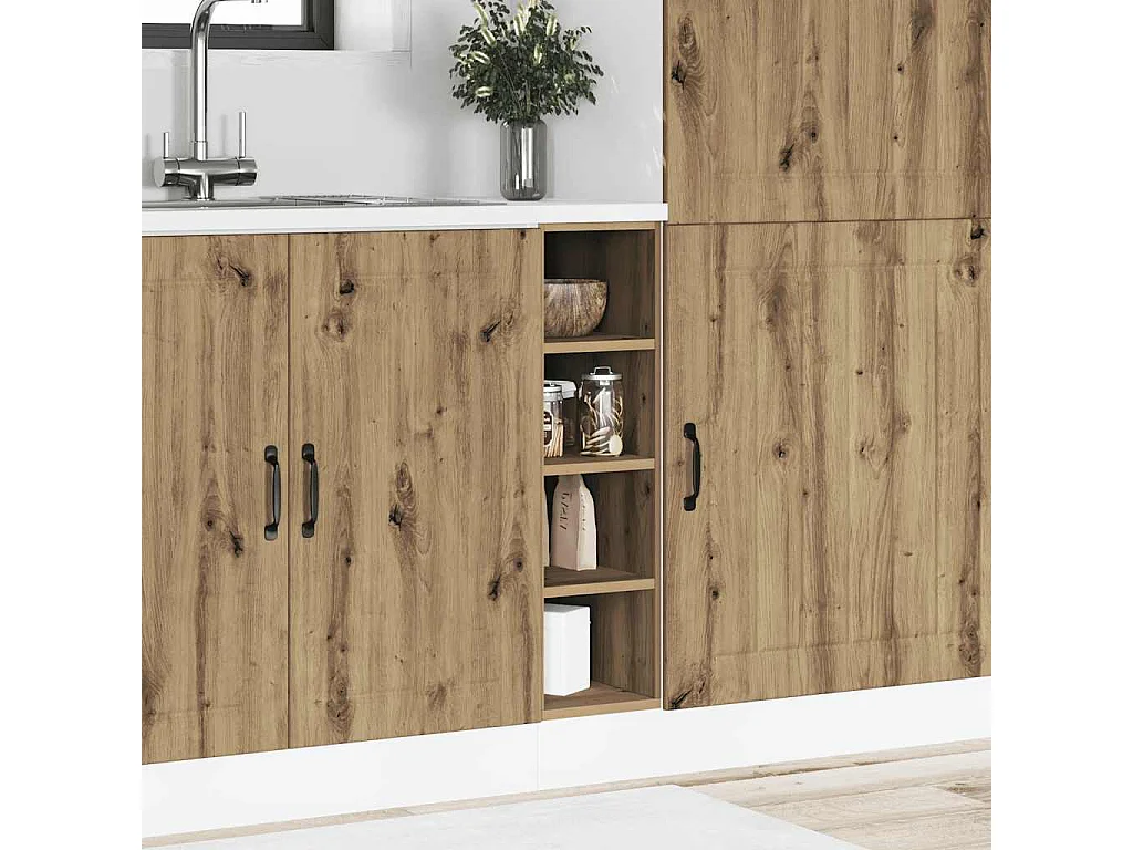 Armoire de plancher chêne artisanal 20x44,5x81,5 cm