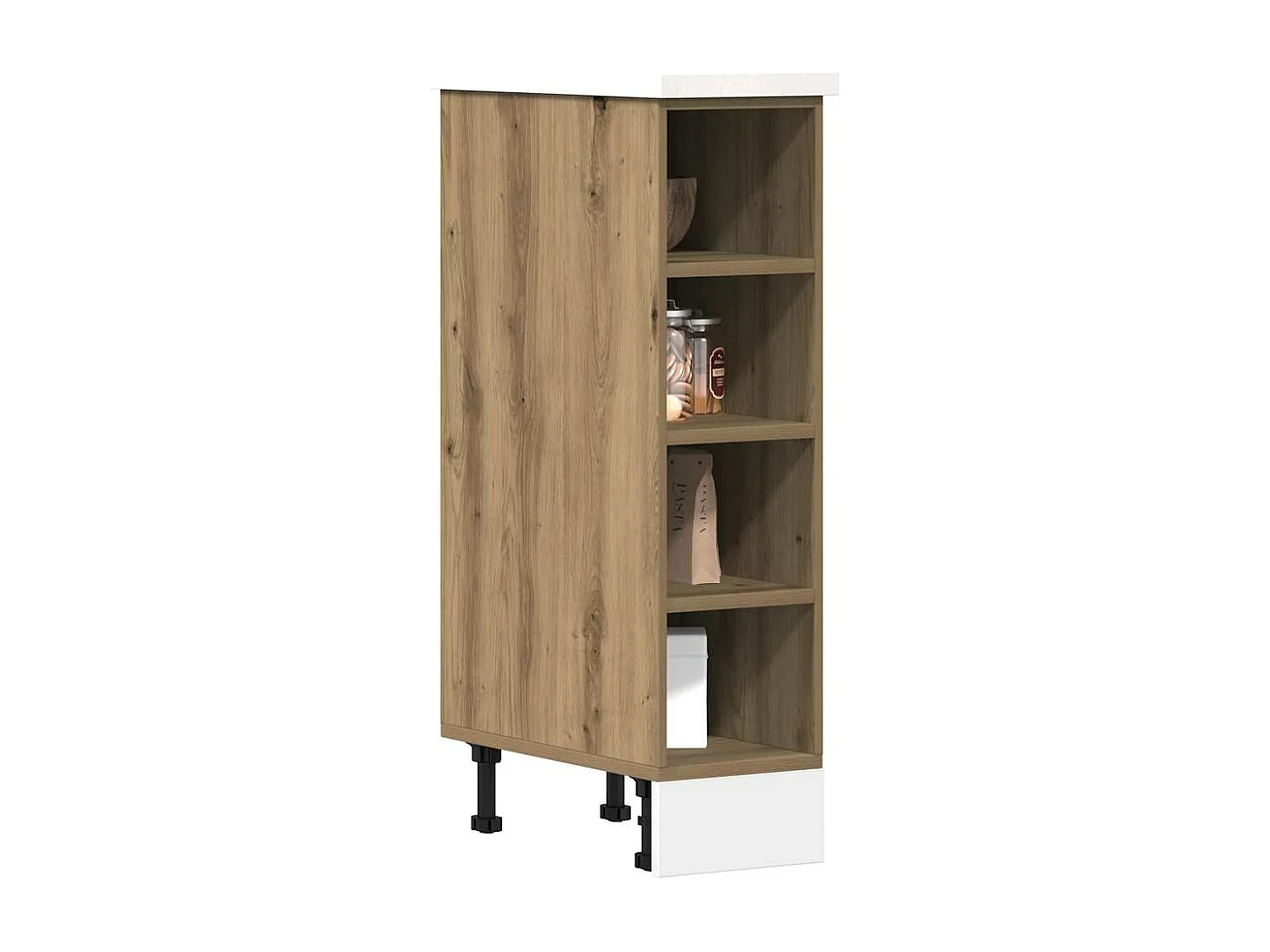 Armoire de plancher chêne artisanal 20x44,5x81,5 cm