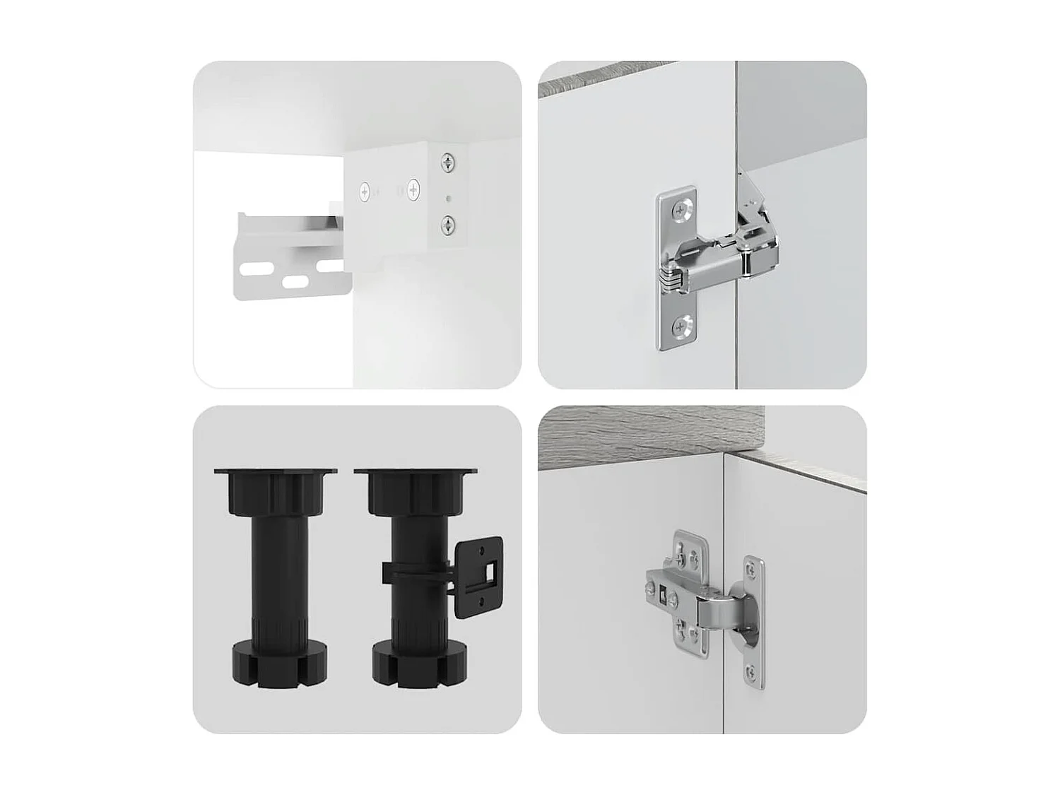 Ensemble d'armoires de cuisine 8 pcs Kalmar bois d'ingénierie