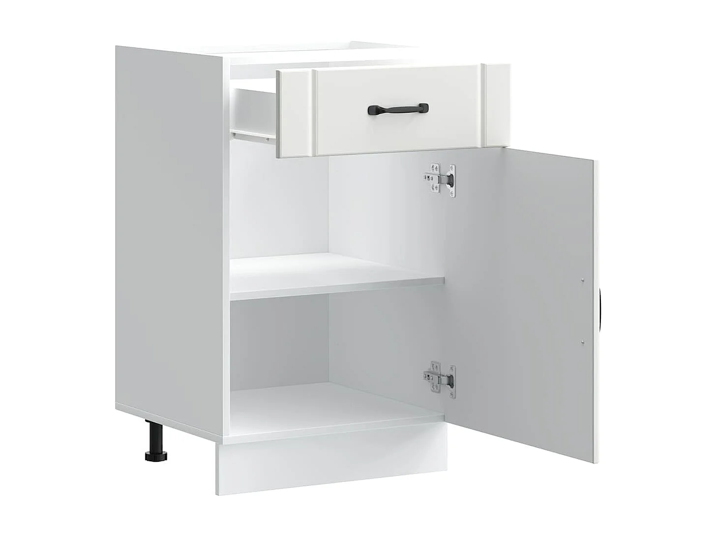 Armoire de cuisine Lucca blanc bois d'ingénierie