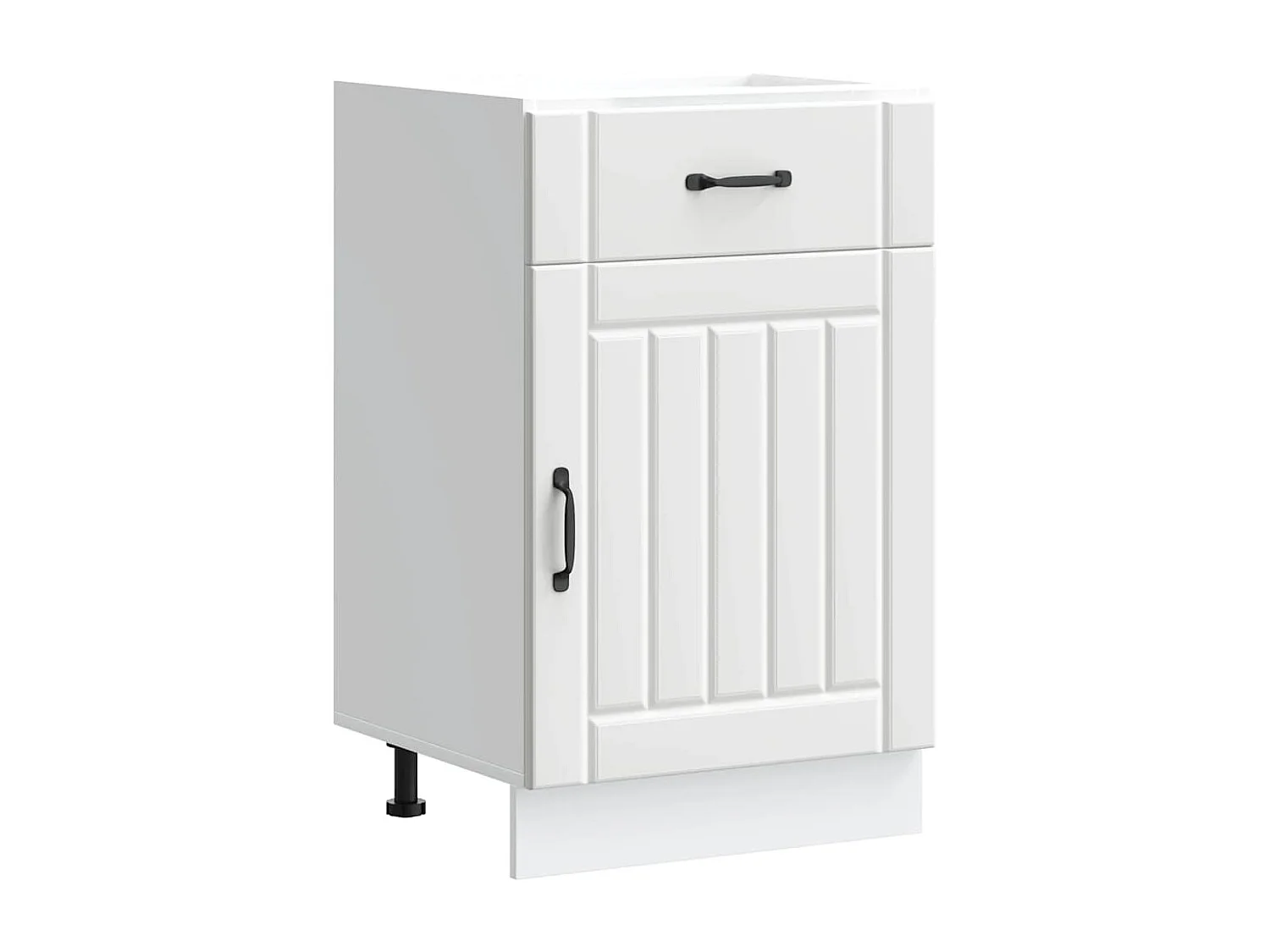 Armoire de cuisine Lucca blanc bois d'ingénierie