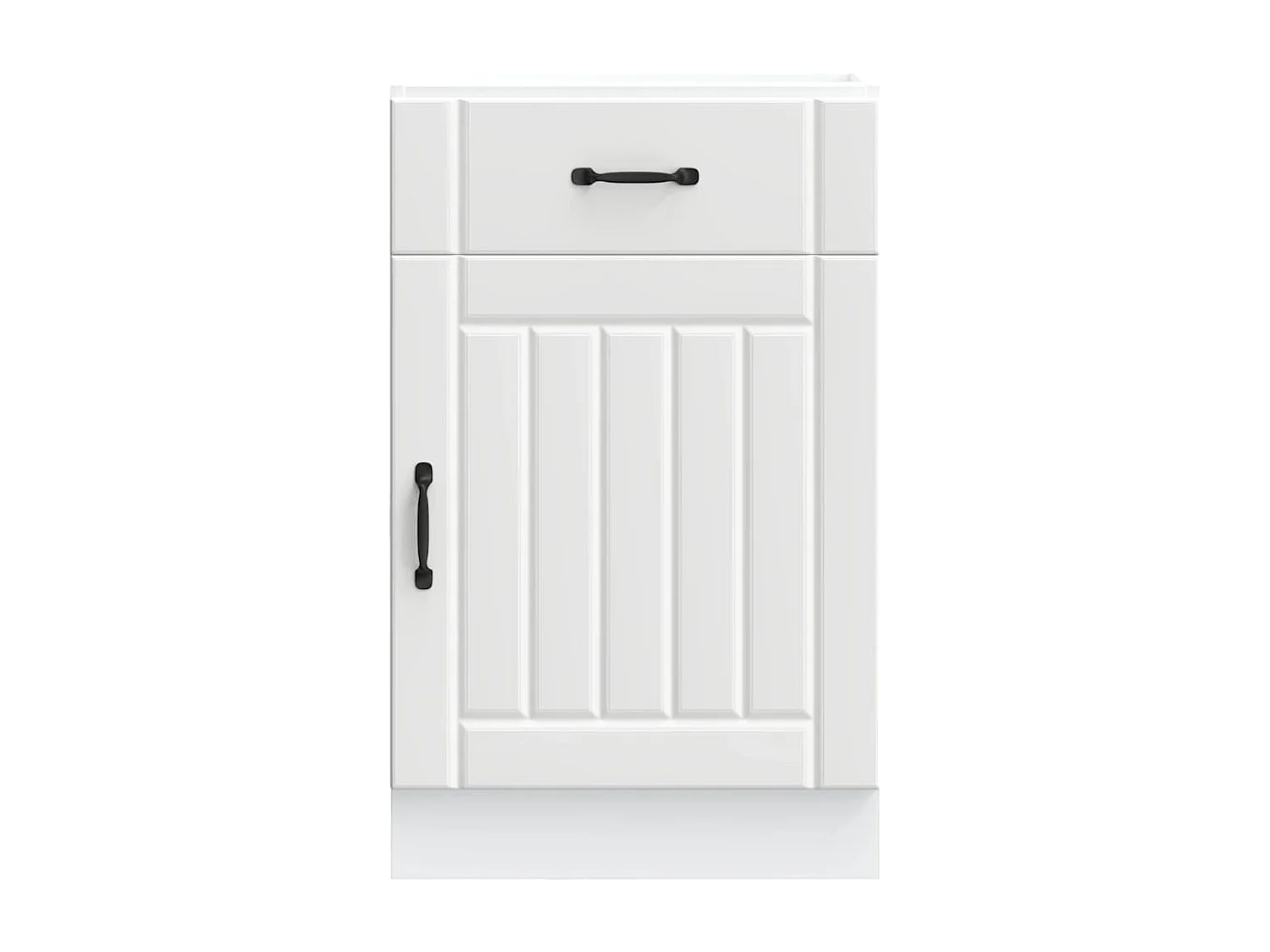 Armoire de cuisine Lucca blanc bois d'ingénierie