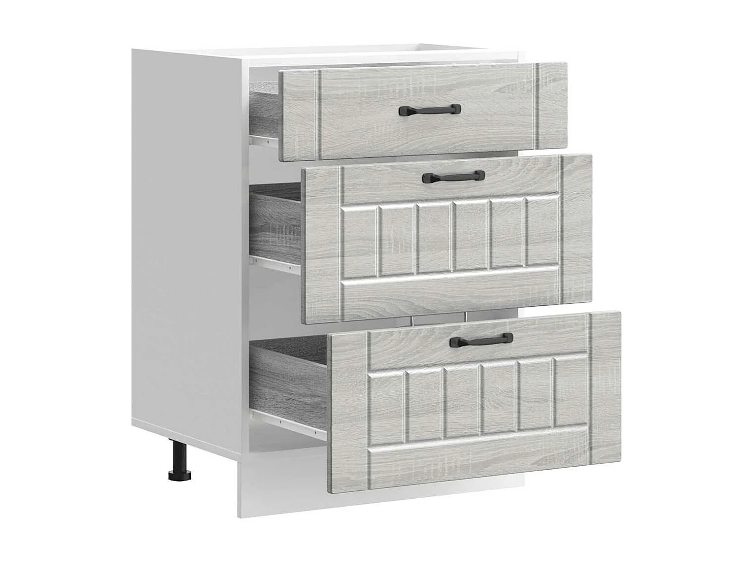 Mobile da cucina Lucca in legno ingegnerizzato grigio Sonoma