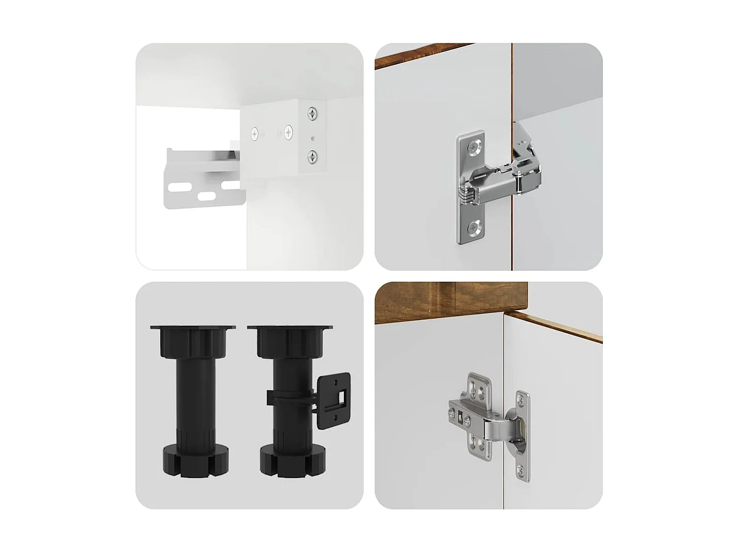 Lucca 11 pezzi set di mobili da cucina in legno ingegnerizzato