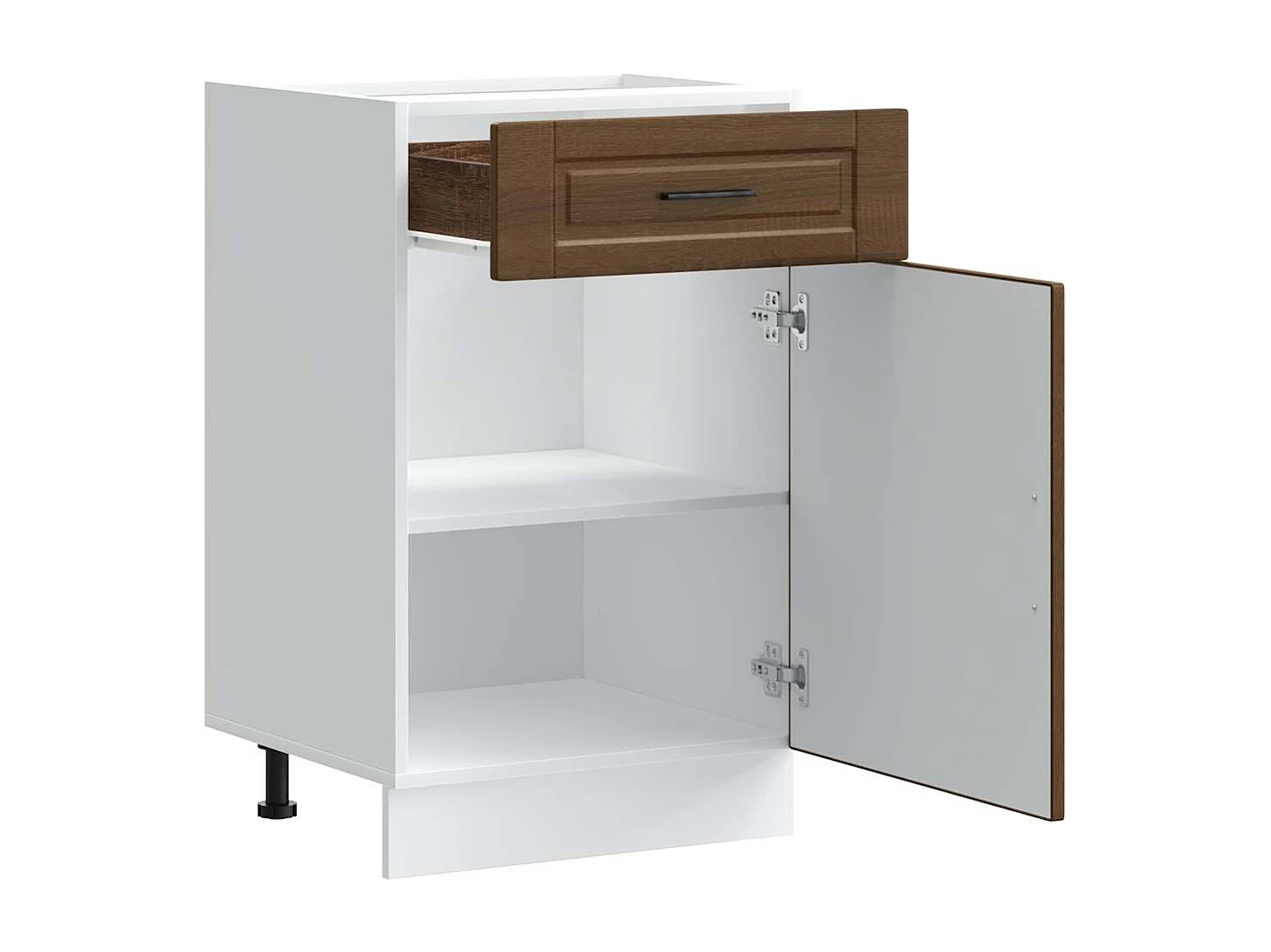 Armoire de cuisine Porto chêne marron bois d'ingénierie