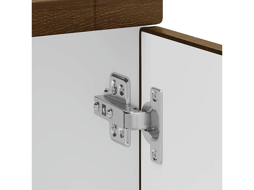 Armoire de cuisine Porto chêne marron bois d'ingénierie