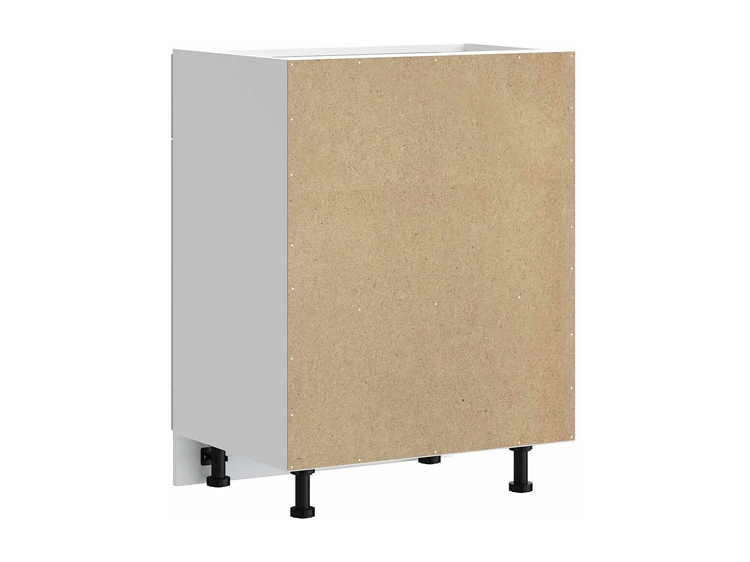 Armoire de cuisine Kalmar blanc bois d'ingénierie