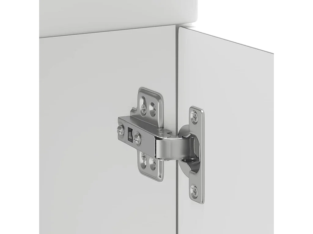 Armoire de cuisine Kalmar blanc bois d'ingénierie