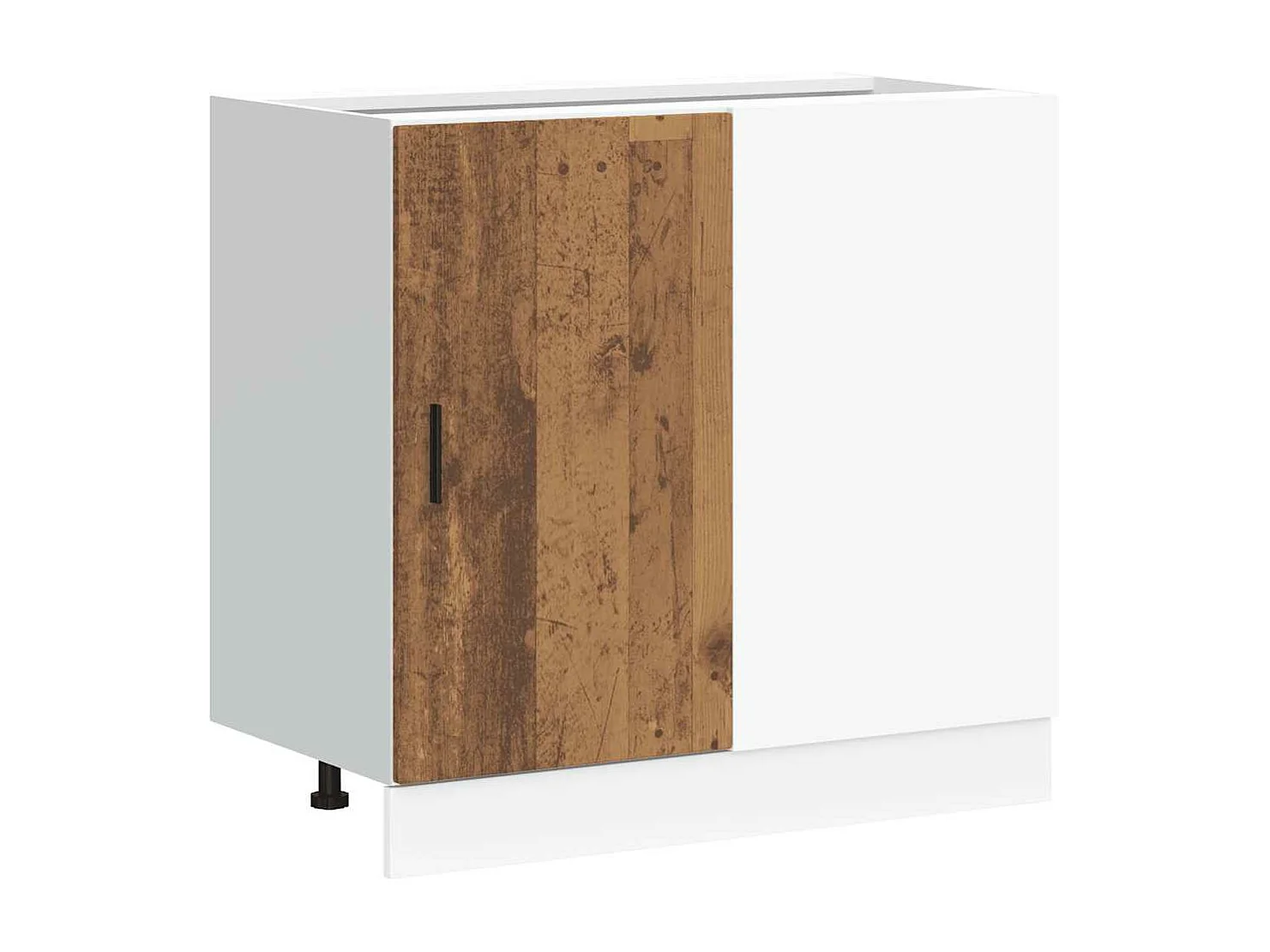 Mueble bajo de lavabo de madera antigua de madera de ingeniería