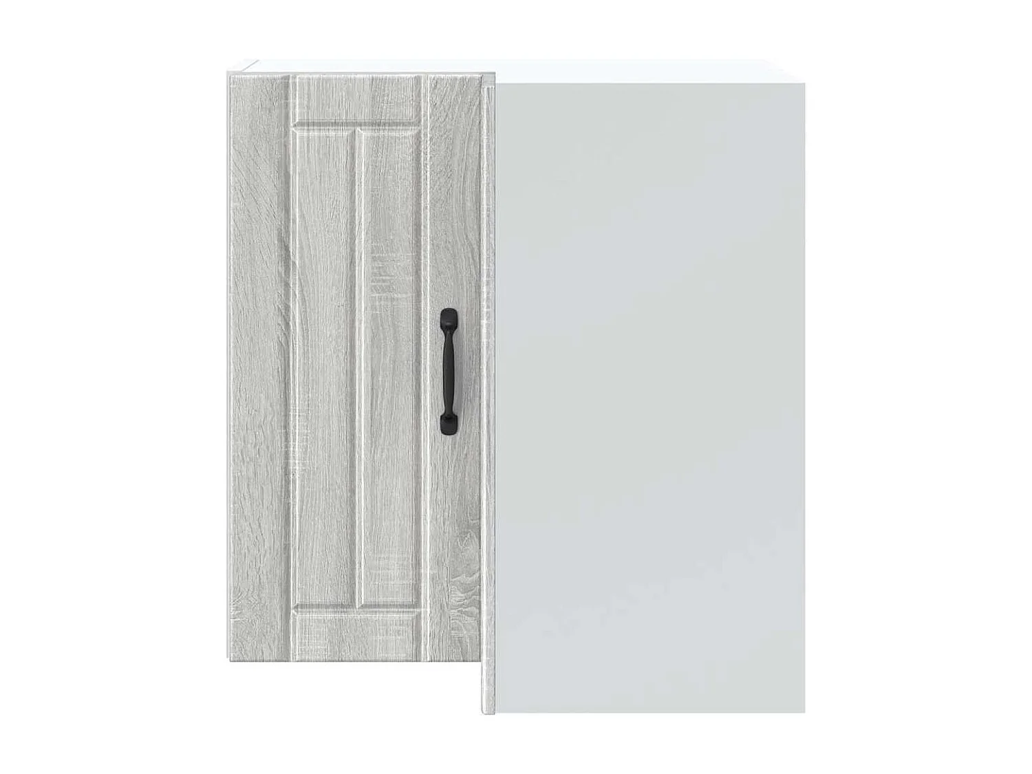 Armoire d'angle murale de cuisine Lucca sonoma gris