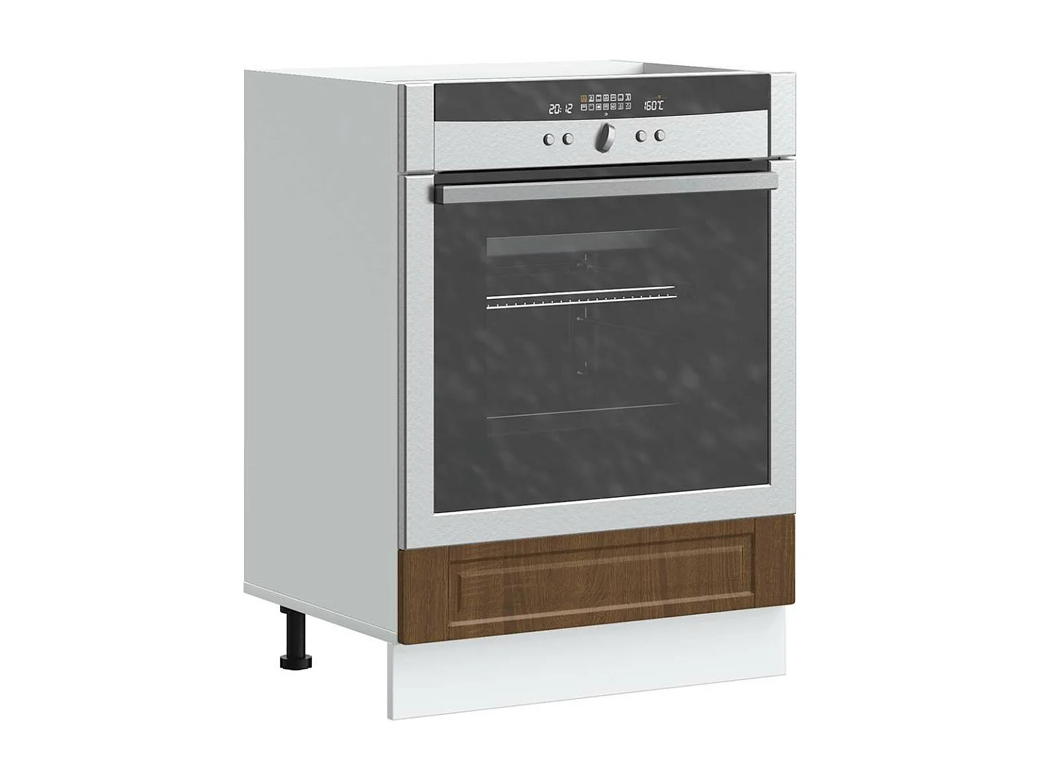 Mobile forno Porto in rovere marrone, legno ingegnerizzato