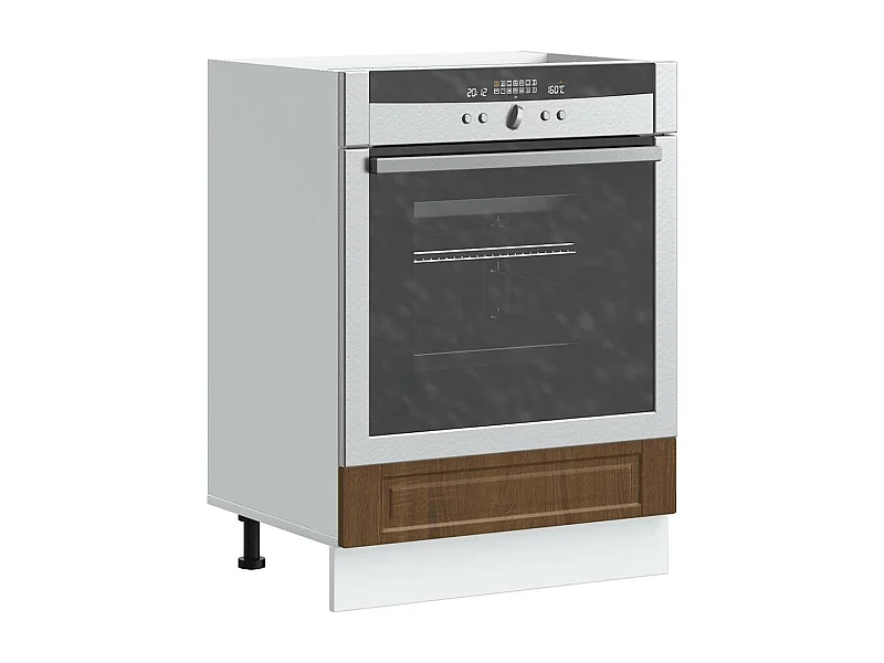 Mobile forno Porto in rovere marrone, legno ingegnerizzato