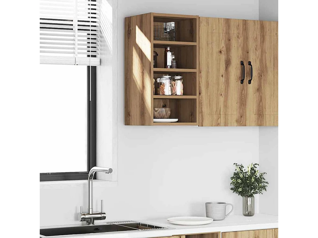 Armario colgante roble craft 30x29,5x60 cm madera de ingeniería