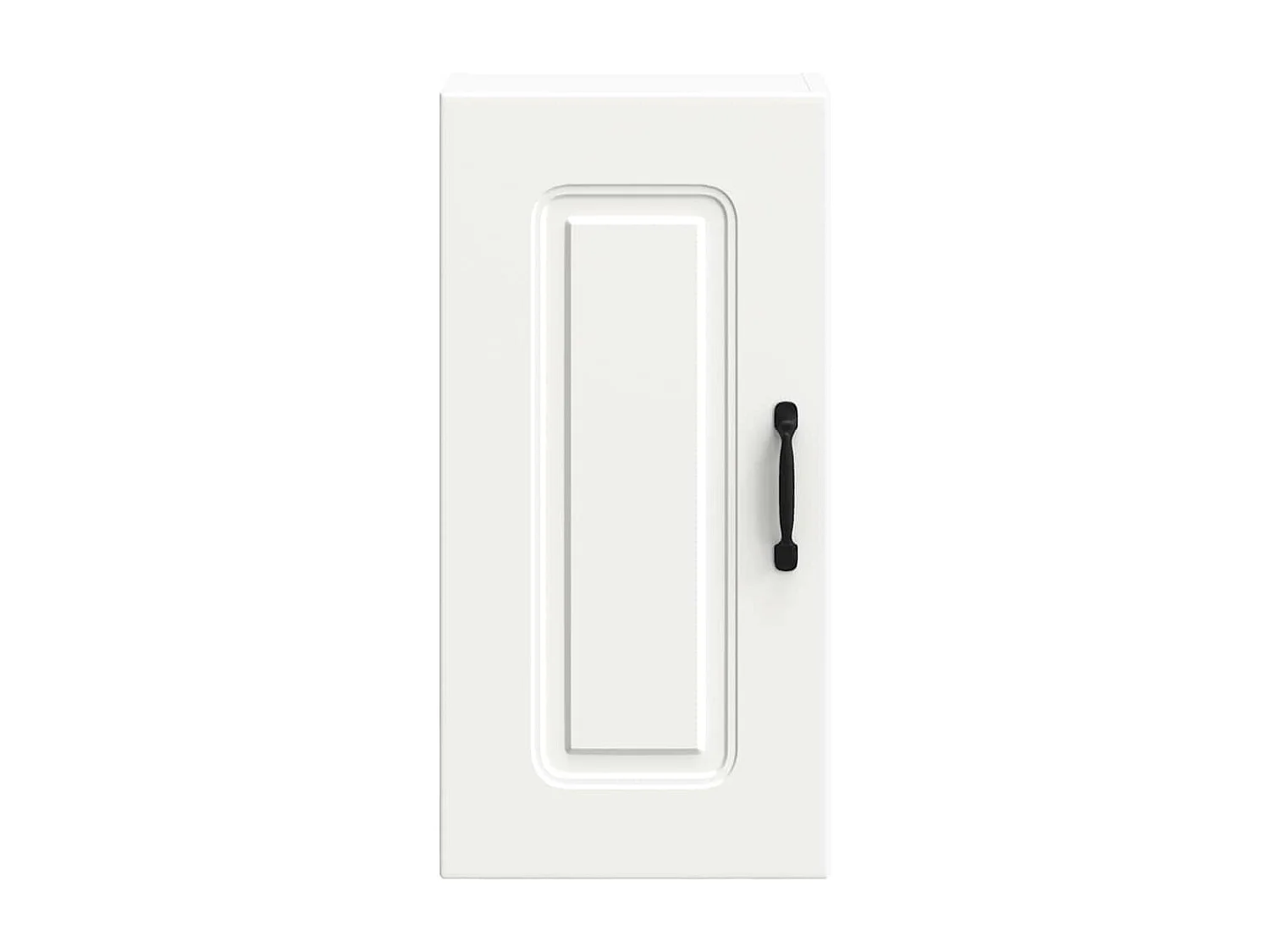 Armoire murale de cuisine Kalmar blanc bois d'ingénierie