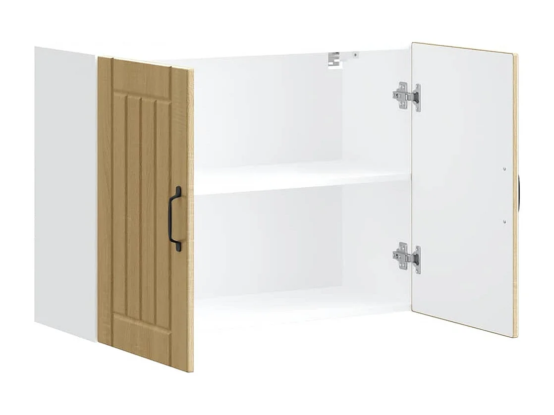 Armoire murale de cuisine Lucca chêne sonoma bois ingénierie