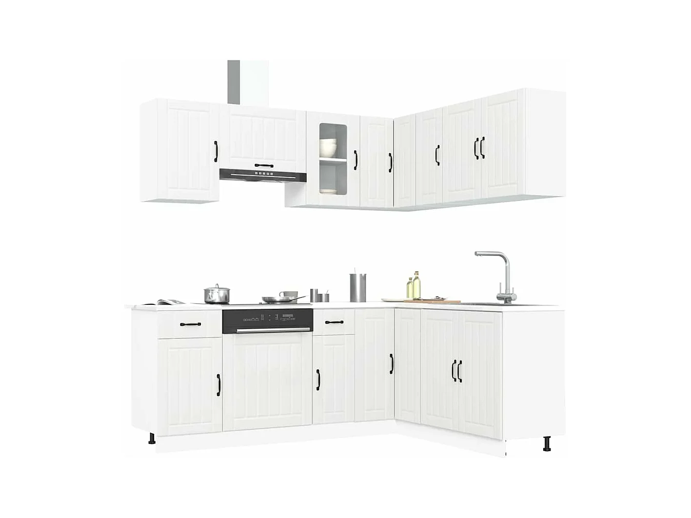 Lucca 11 pezzi set di mobili da cucina in legno ingegnerizzato