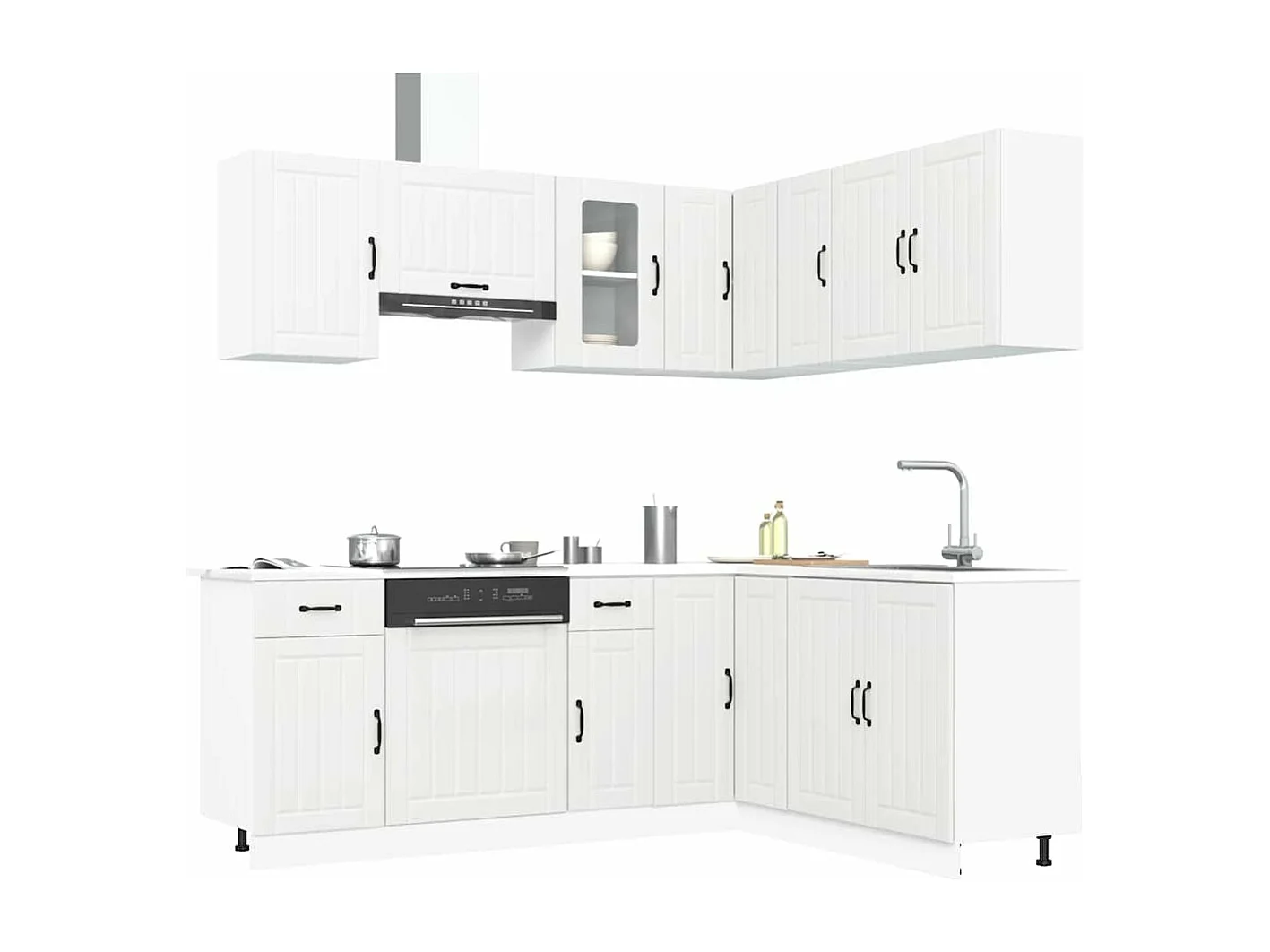 Lucca 11-teiliges Küchenschrank-Set aus Holzwerkstoff