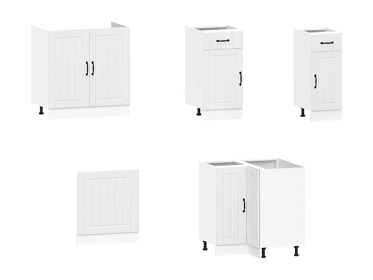 Lucca 11-teiliges Küchenschrank-Set aus Holzwerkstoff