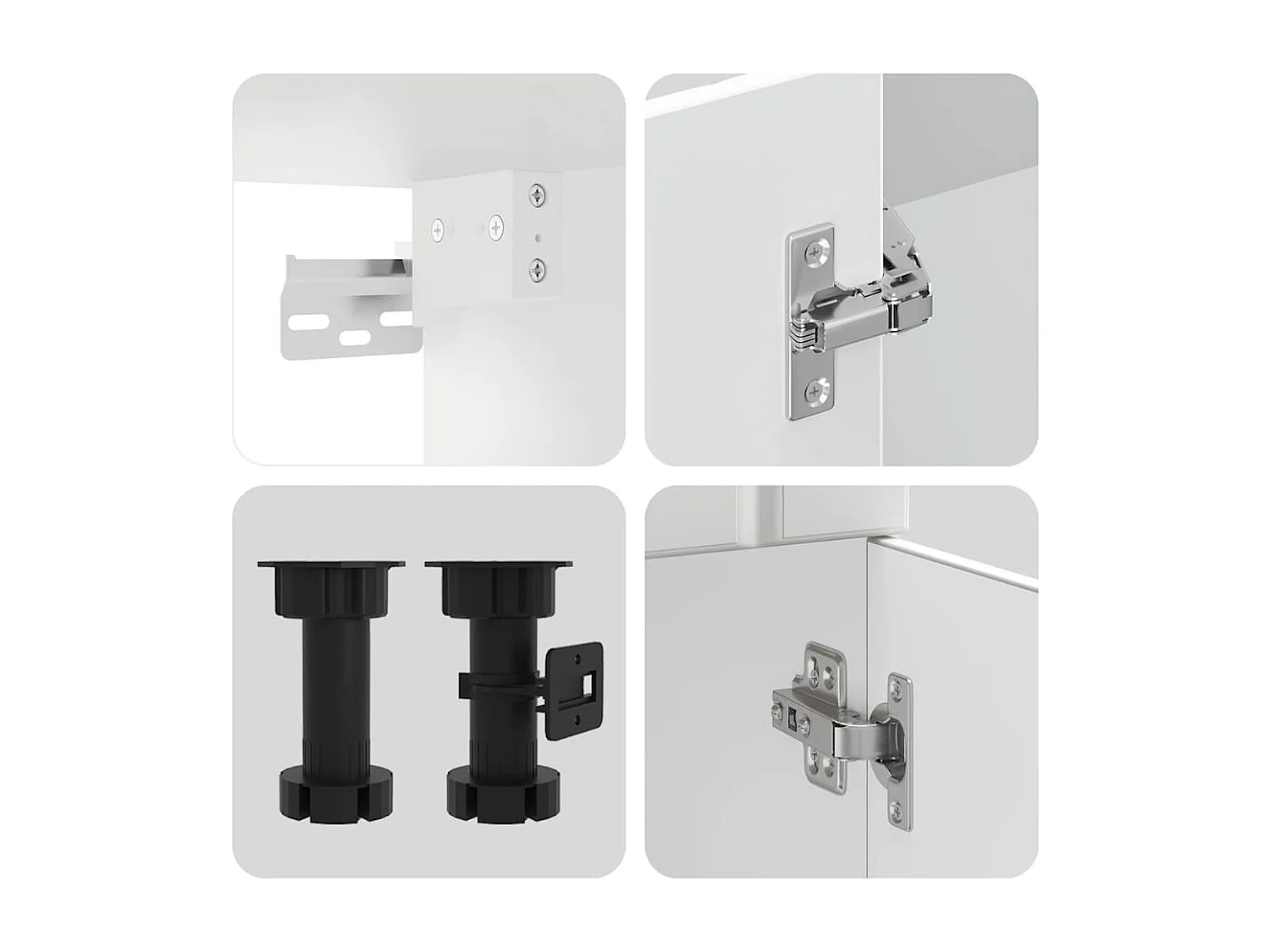 Lucca 11-teiliges Küchenschrank-Set aus Holzwerkstoff