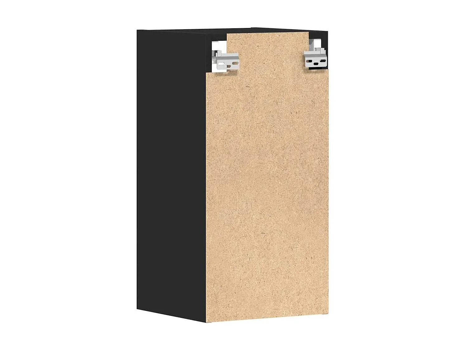 Armoire suspendue noir 30x29,5x60 cm bois d'ingénierie