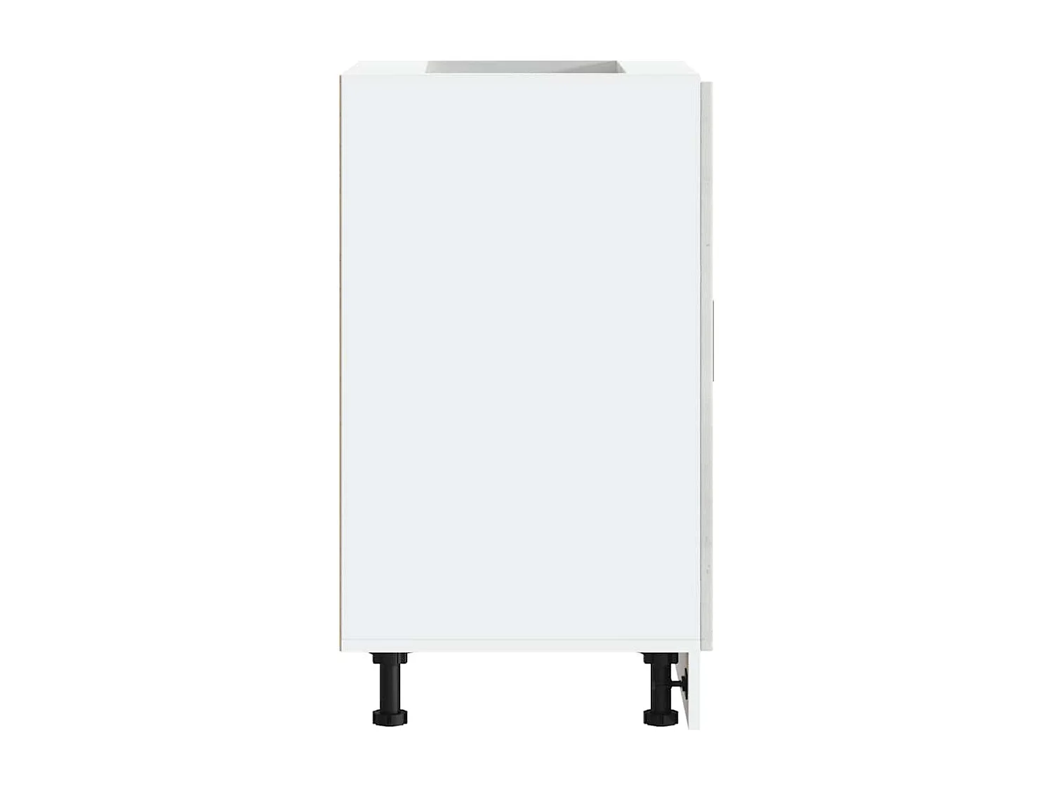 Armoire de cuisine Porto gris béton bois d'ingénierie