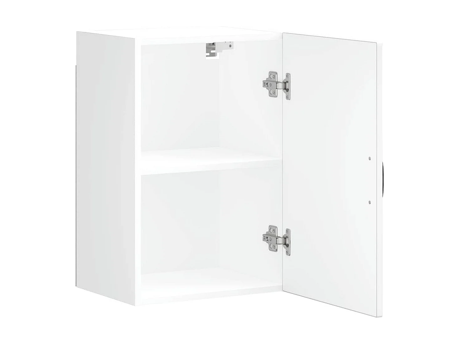 Armoire murale de cuisine Porto blanc brillant bois ingénierie